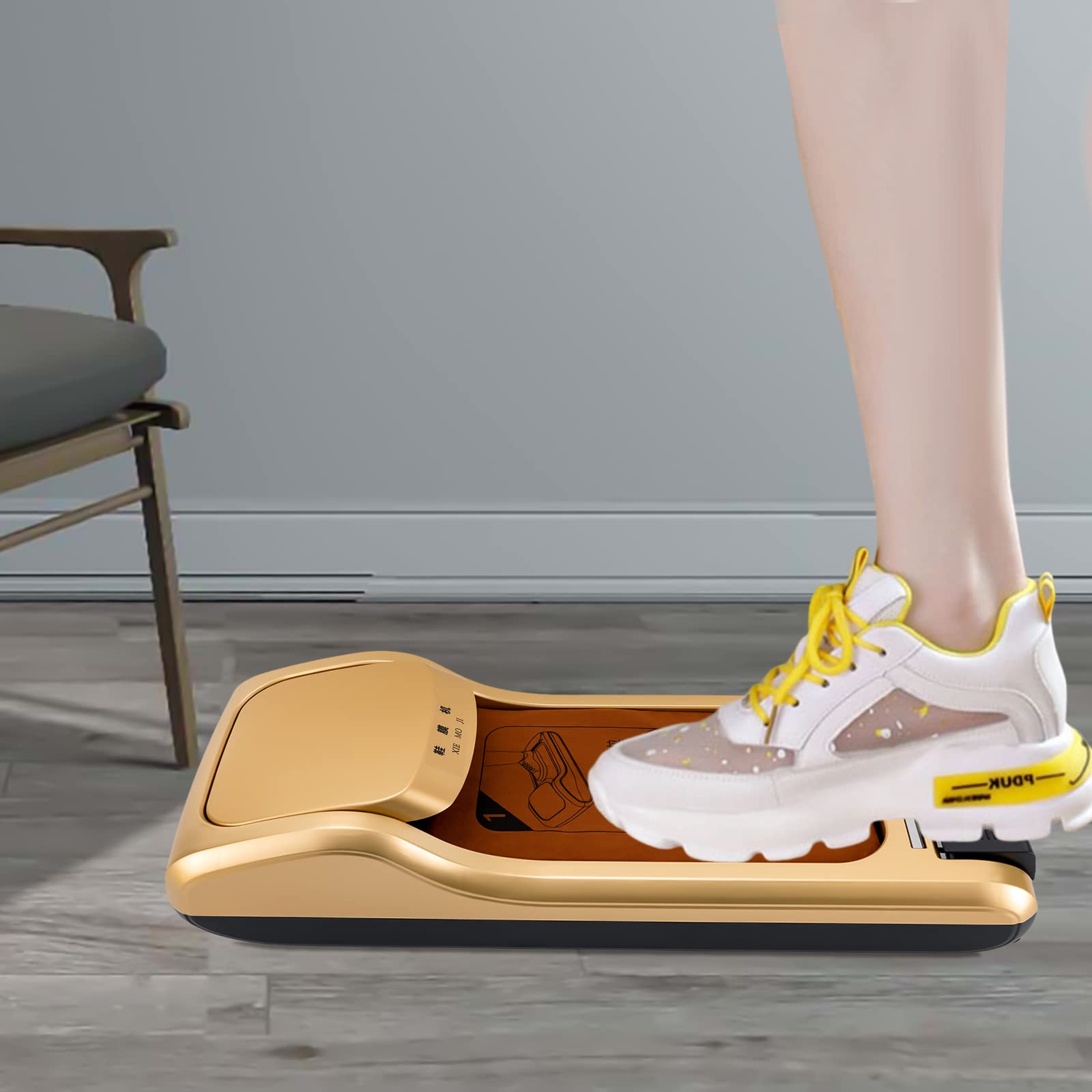 Automatic Shoe Cover Dispenser Machine - Hands-Free Disposable Shoe Covers for Home, Office & Hospital Use - Hygienic Floor Protection Solution