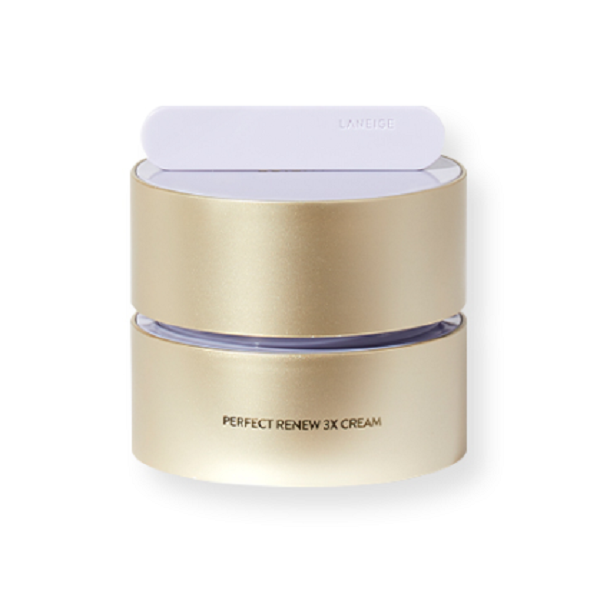 LANEIGE Perfect Renew 3X Cream - Anti-Aging Moisturizer for Face & Neck | Hydrating Night Cream for Dry Skin | Korean Skincare for Wrinkles & Fine Lines - Perfect for Nighttime Routine & Winter Skincare