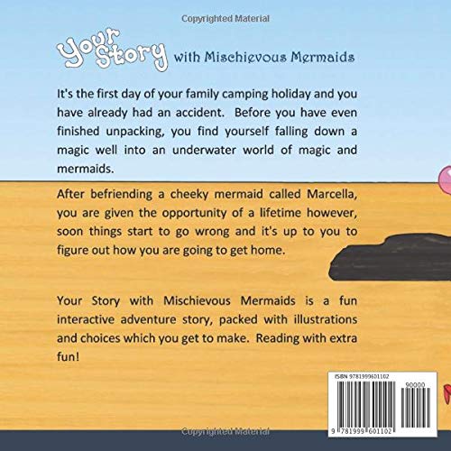 Interactive Story Book for Kids - Your Story with Mischievous Mermaids | Fun Bedtime Reading & Imaginative Play