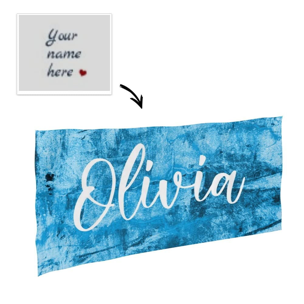 Extra Large 60x30 Tie Dye Beach Towel - Oversized Personalized Travel & Pool Towel for Women, Men, Mom, Dad - Perfect Gift for Best Friend, Boyfriend, Girlfriend - Great for Beach Trips, Poolside Lounging & Summer Vacations