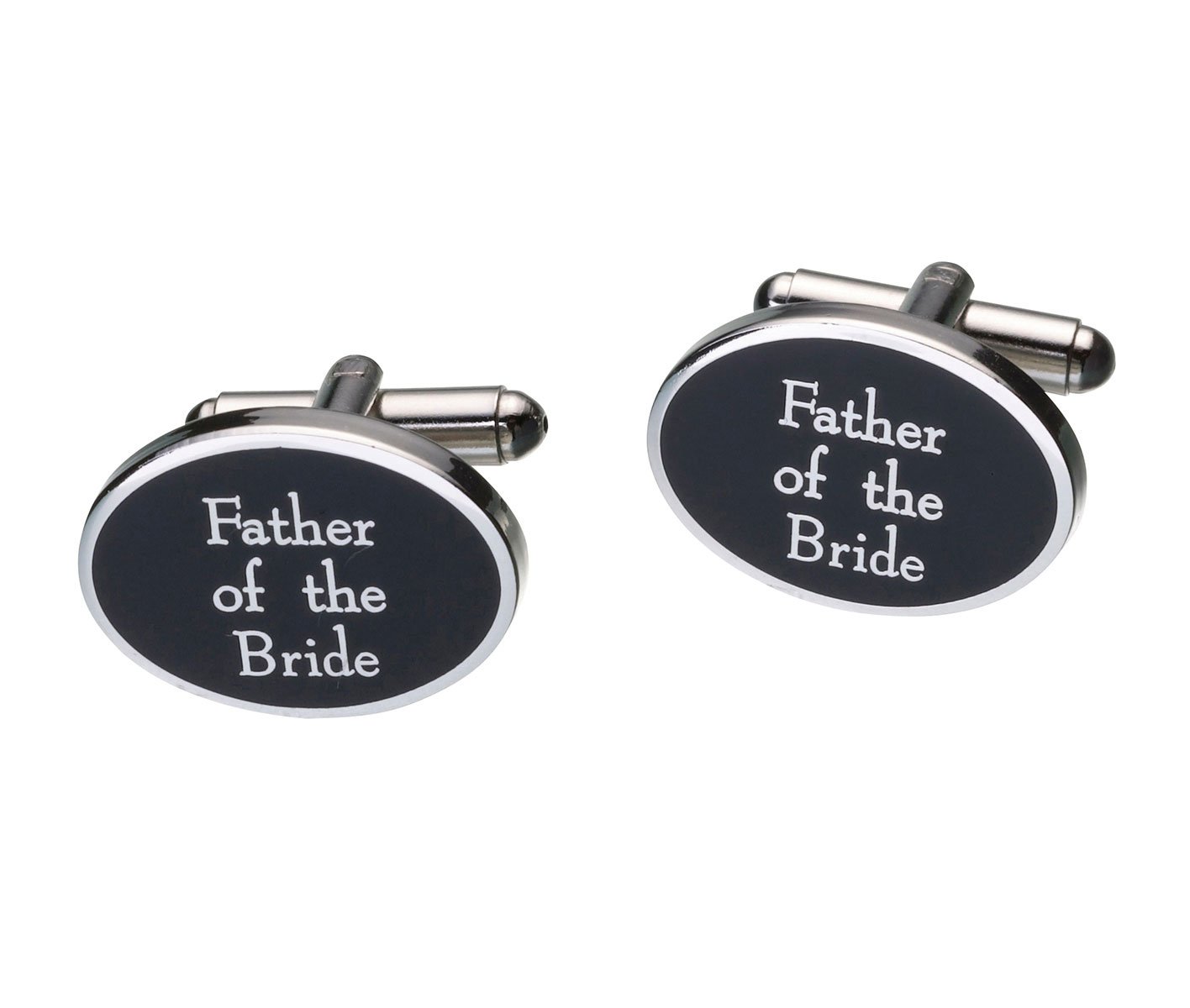 Lillian Rose Father of the Bride Cufflinks - Elegant Wedding Gift for Groom, Dad & Best Man - Perfect for Weddings, Anniversaries & Formal Events