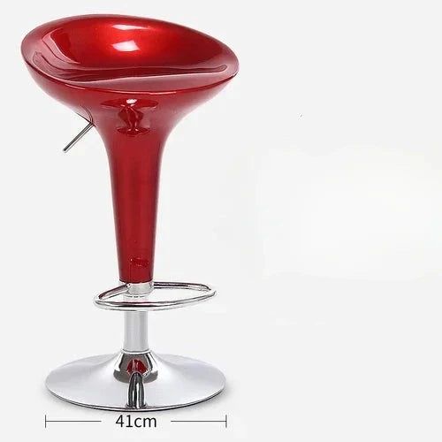 Minimalist Swivel Bar Stool - Modern Simple Back Bar Chair for Kitchen Counter, Dining Room & Home Decor