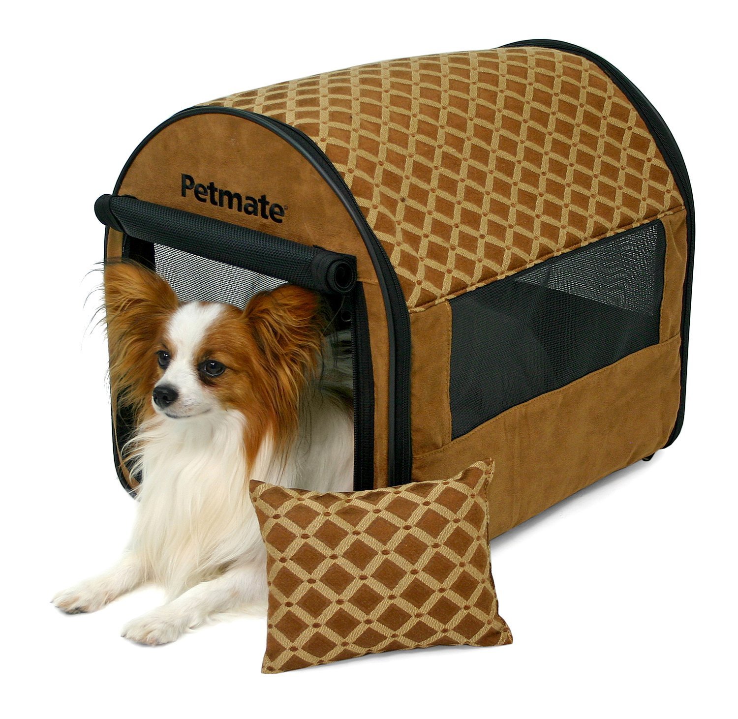 Petmate Portable Pop-Up Pet Shelter for Small Dogs & Cats - Lightweight Travel Carrier for Camping, Hiking & Outdoor Adventures