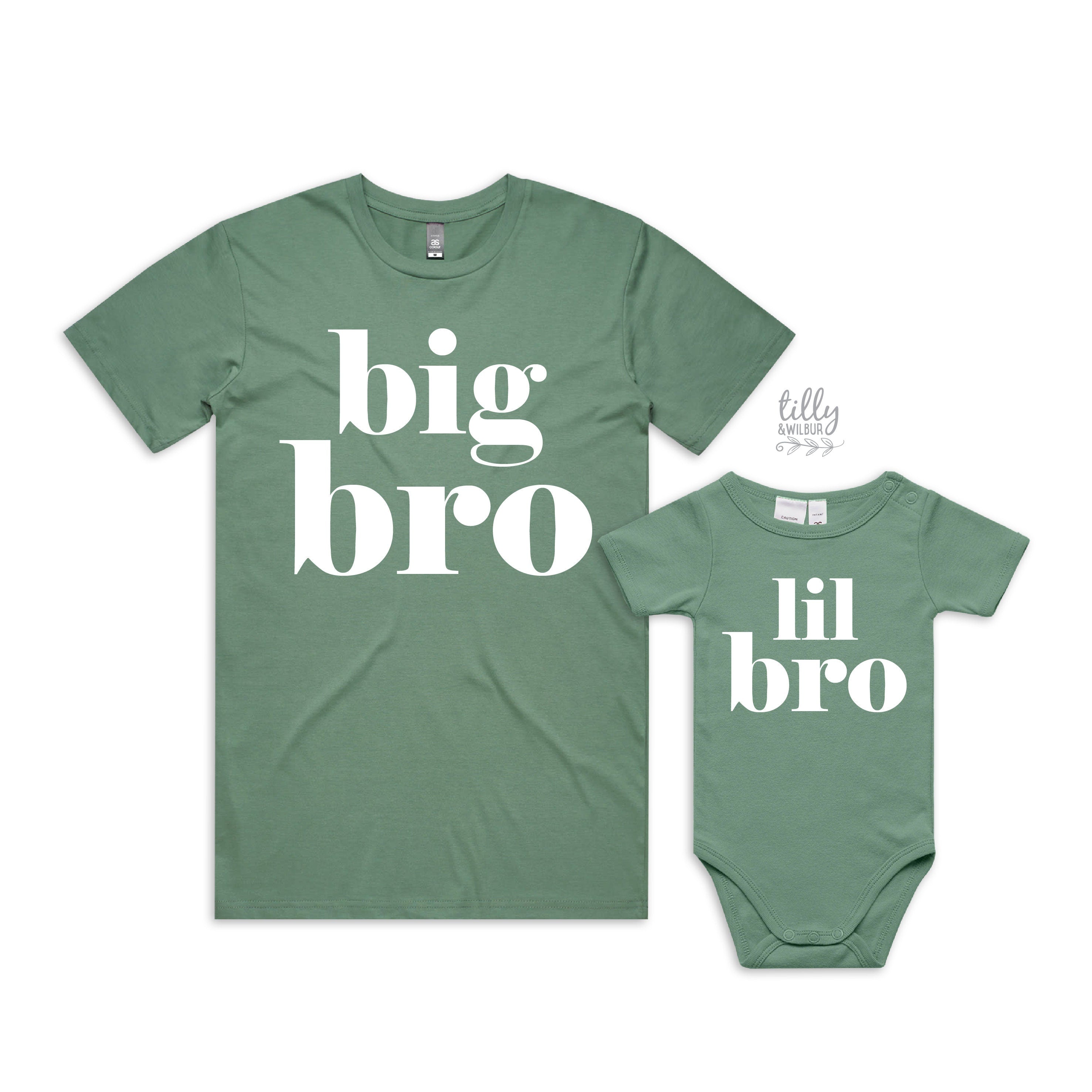 Big Brother Little Brother Matching Outfits - Cute Sibling Coordinated Sets in Multiple Colors & Sizes | Perfect for Family Photos, Holidays & Special Occasions