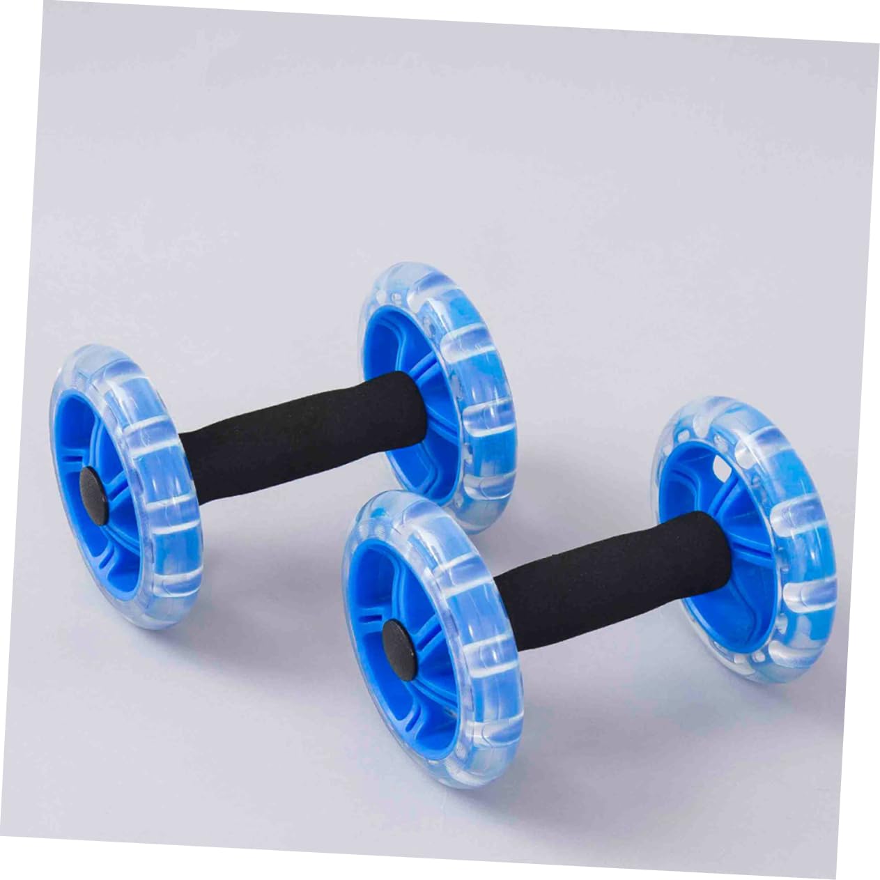 Professional Ab Wheel Roller for Home Gym - Core Workout Equipment for Abs & Fitness Training - Yellow Abdominal Roller for Strength Exercise - Perfect for Home, Office & Gym Use