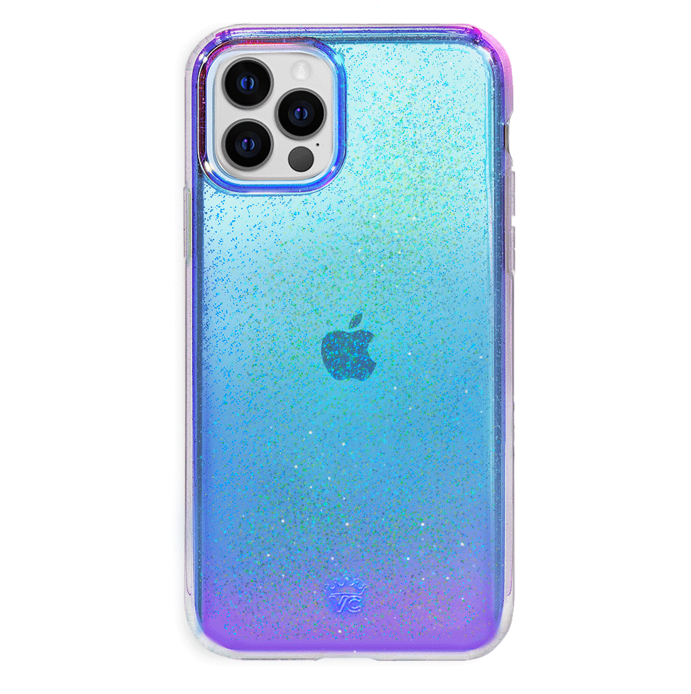 Glitter Nebula iPhone Case - Sparkling Galaxy Design Protective Cover for iPhone 12/13/14/15 Pro Max - Perfect for Parties, Gifts & Everyday Glam