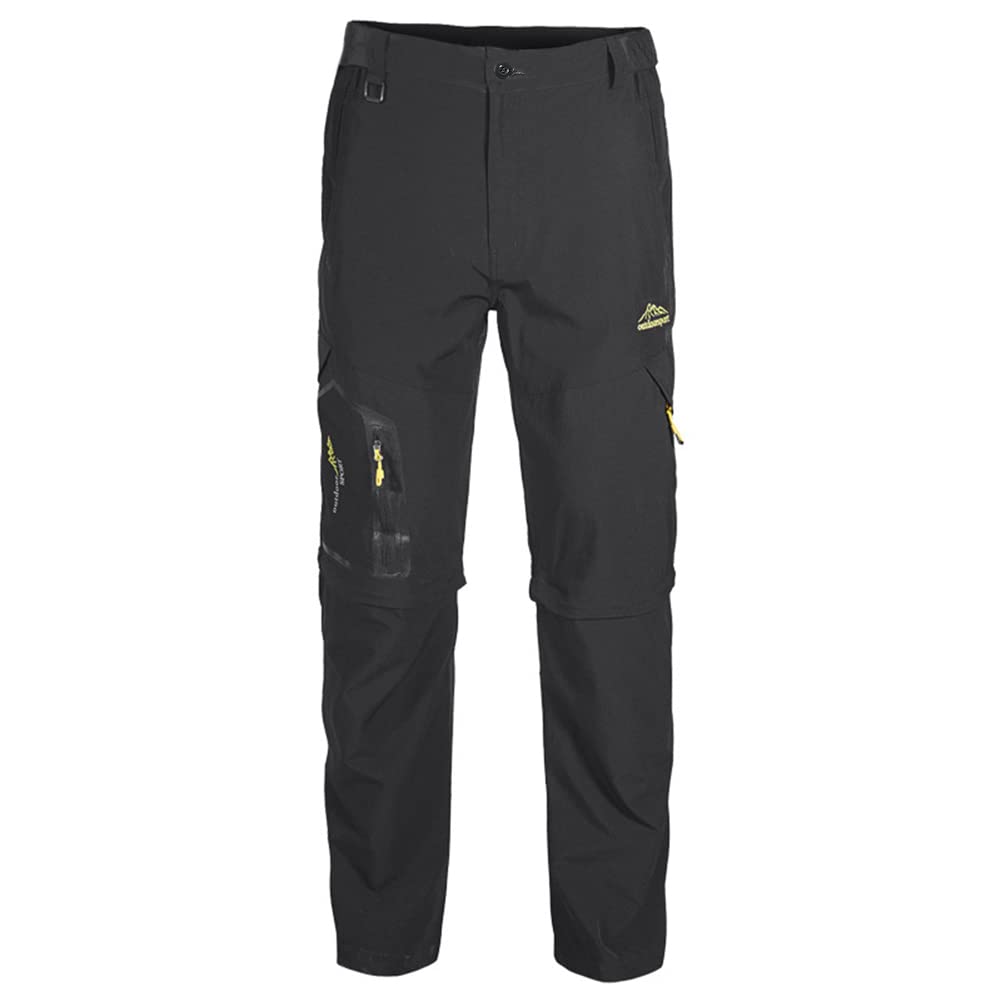 Men's Lightweight Quick-Dry Convertible Hiking Pants with Zip-Off Legs - Outdoor Cargo Pants for Hiking, Fishing & Casual Wear - Perfect for Adventure Travel & Everyday Use