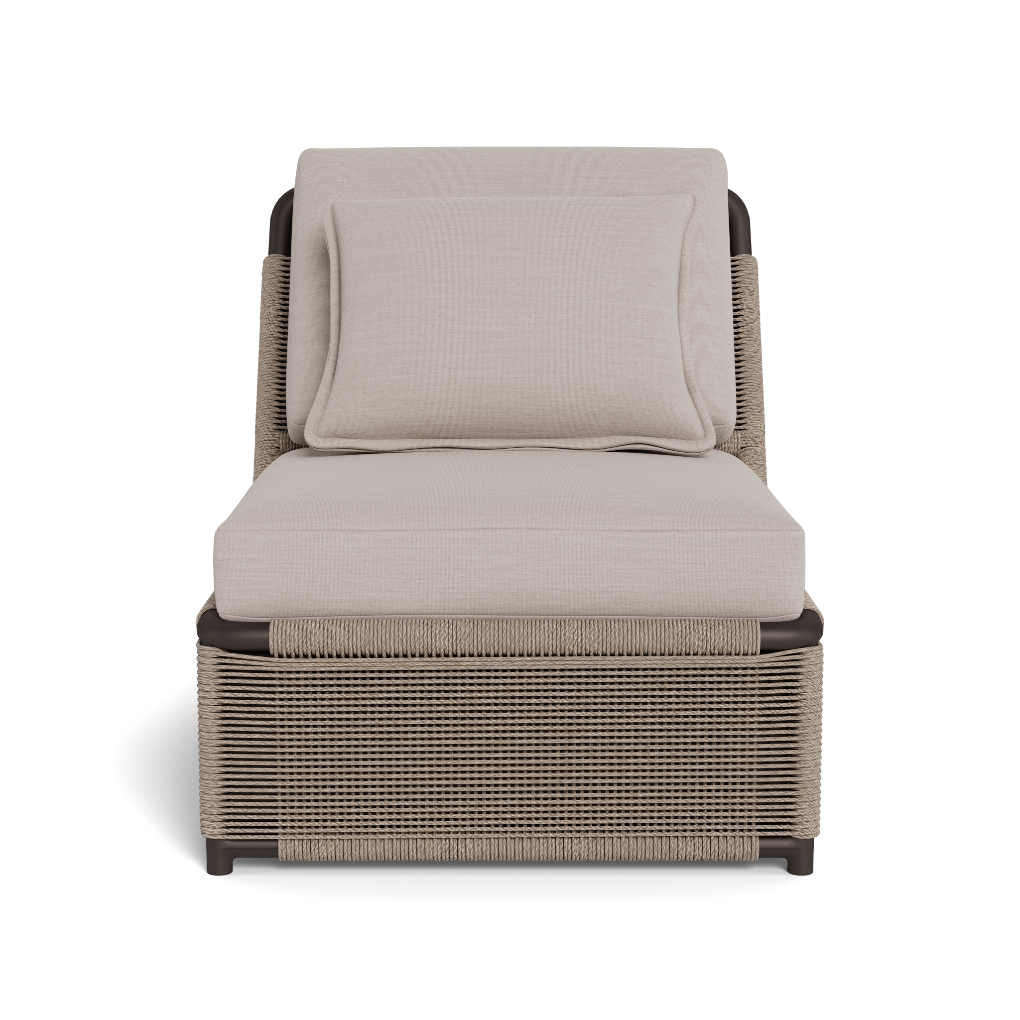 Comfortable Formentera Easy Chair - Modern Lounge Chair for Living Room, Bedroom, or Patio - Soft Fabric Upholstery with Sturdy Wooden Legs - Perfect for Relaxing, Reading, or Napping