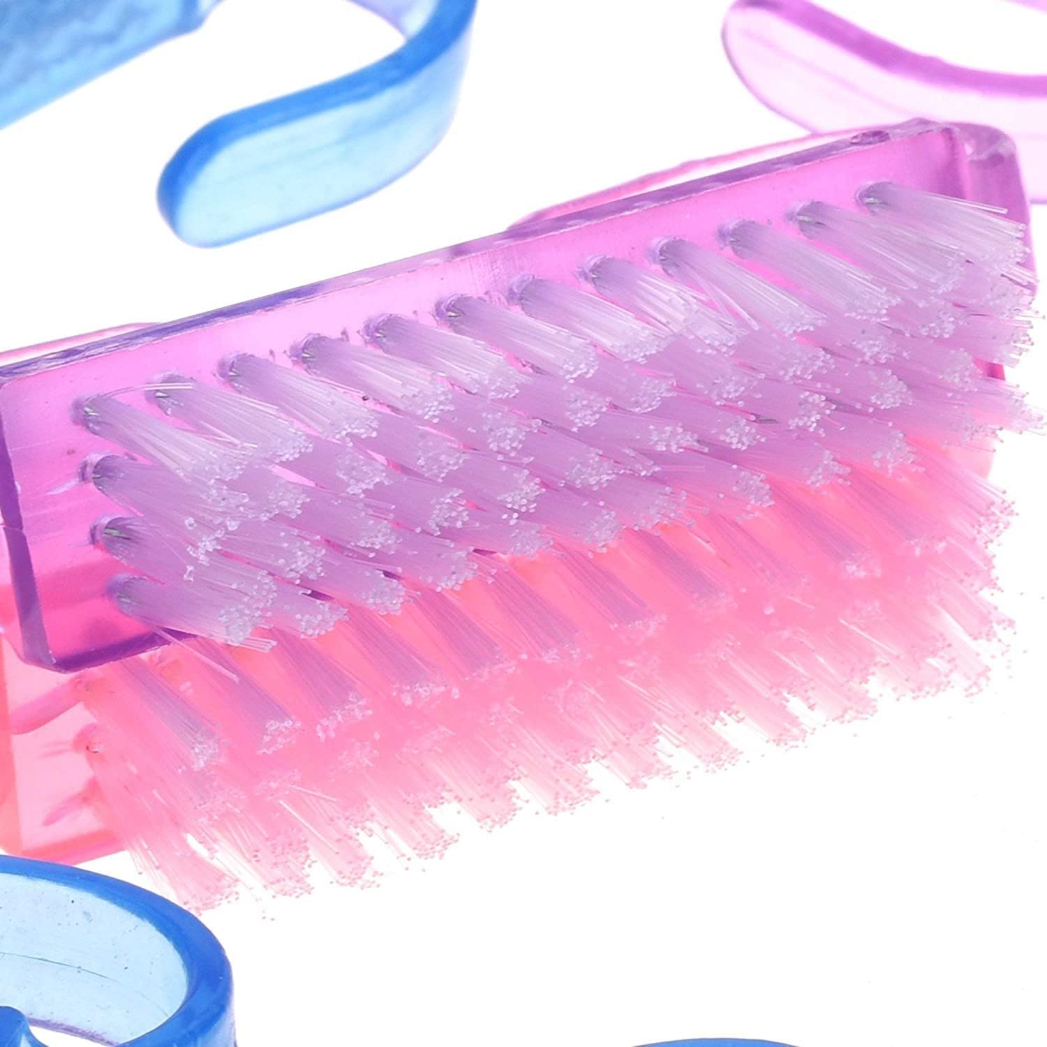 FAMEZA 12-Piece Professional Pedicure Brush Set - Soft Bristle Foot Scrub Brushes for Callus Removal & Exfoliation - Perfect for Home Spa, Nail Salon & Pedicure Care