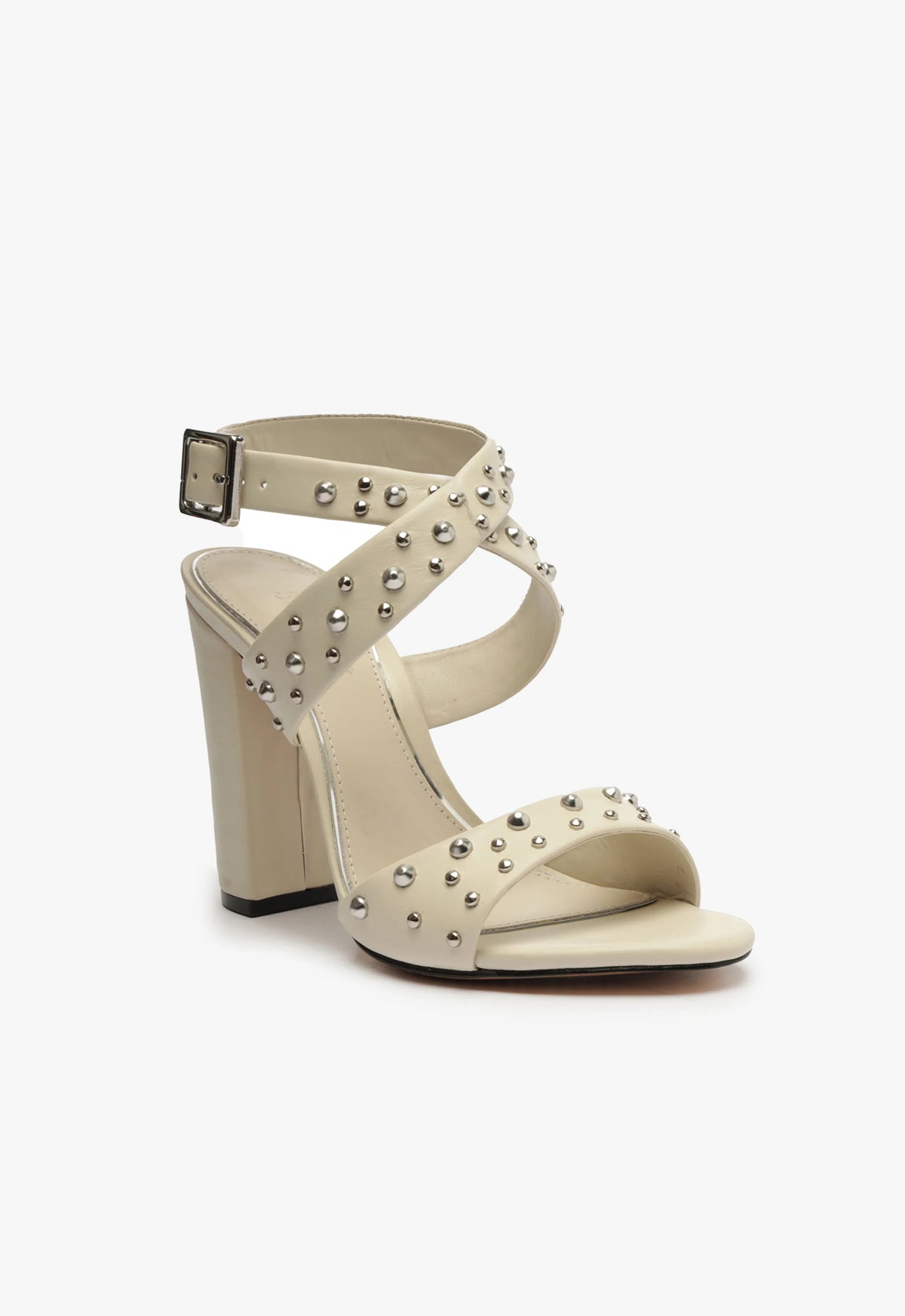 Lizzy Block Leather Sandal Women's Comfortable Chunky Heel Slide Sandals for Summer Beach Vacation Walking Outfits