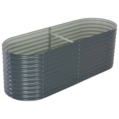 94.4x31.4x31.8 Inch Galvanized Steel Raised Garden Bed Kit - Outdoor Planter Box for Vegetables, Flowers & Herbs - Perfect for Patio, Deck, Balcony & Backyard Gardening