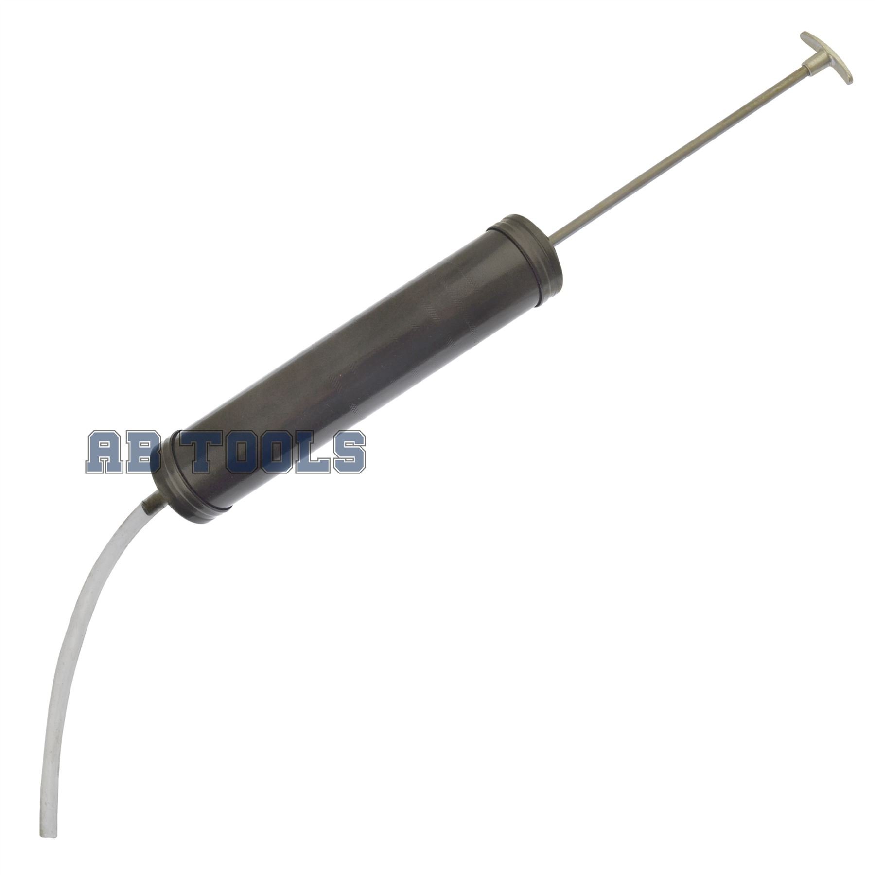 AB Tools Oil Fluid Suction Vacuum Transfer Hand Syringe Pump Gun with Metal Structure - Perfect for Automotive, Industrial & DIY Fluid Extraction