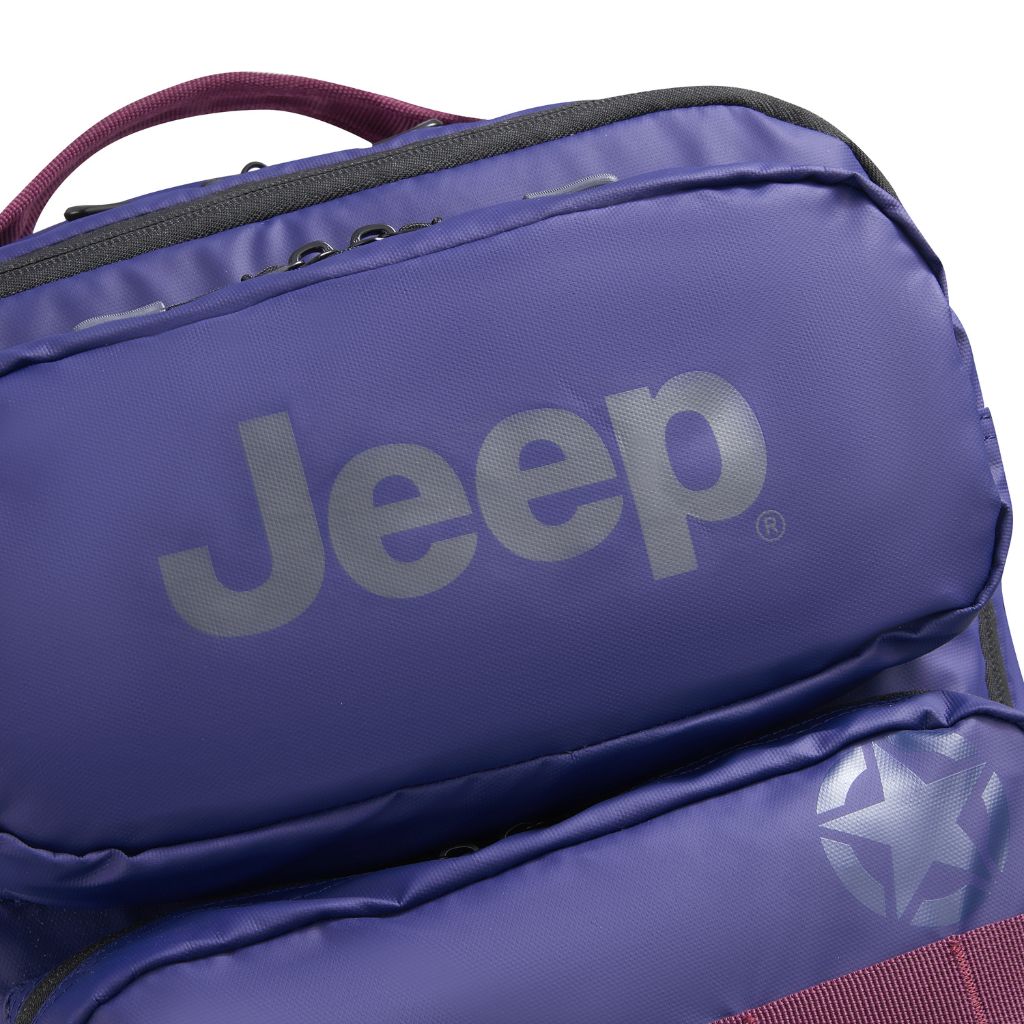Jeep Tactical Backpack 15L - Durable Multi-Pocket Military Backpack for Hiking, Camping & Travel - Navy Blue