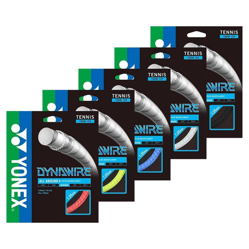 Dynawire Synthetic Gut Tennis String - Durable & High-Performance for All Court Surfaces | Perfect for Recreational & Competitive Players