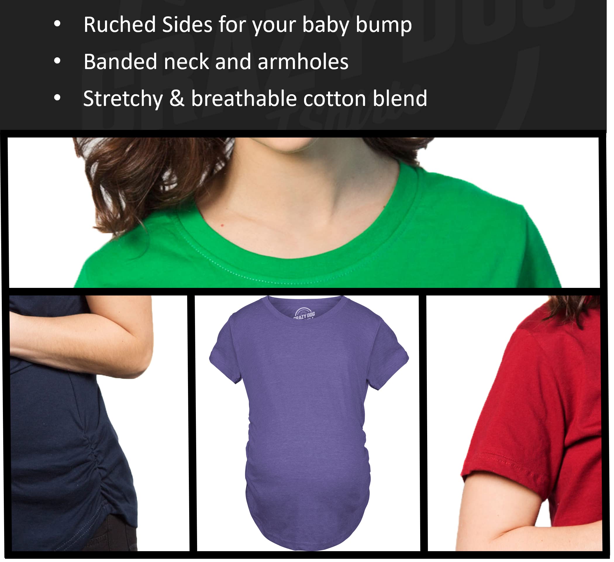Funny Maternity Halloween T-Shirts for Pregnant Women - Cute Pumpkin Ghost Bat Pregnancy Tees | Perfect for Halloween Parties & Photo Shoots