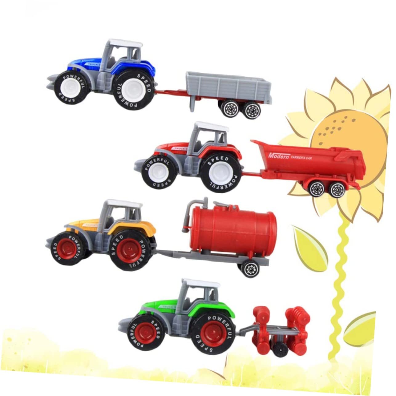 12-Piece Engineering Farm Truck Toy Set for Kids - Assorted Farm Tractors & Agricultural Vehicles - Perfect for Pretend Play, Learning & Outdoor Adventures