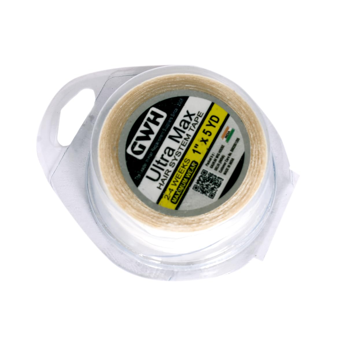 GWH Ultra Max Hair System Tape - Strong Hold Human Hair Wig Tape Lasts 2-4 Weeks (1