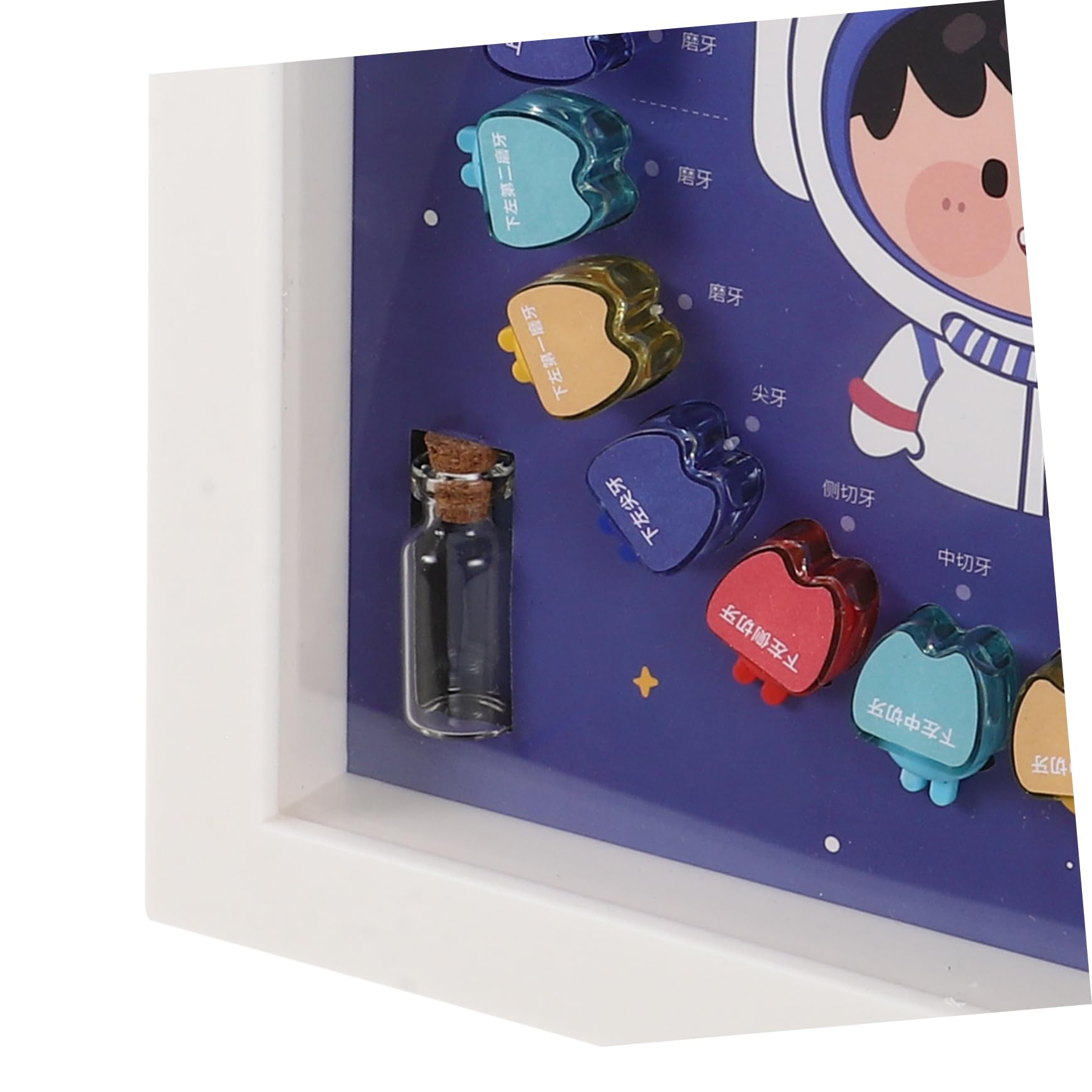 Catiebye Kids Tooth Keepsake Box - Durable Plastic Tooth Holder for Baby Teeth Storage | Perfect for First Lost Tooth & Childhood Memories