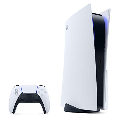 Sony PS5 PlayStation 5 Console Disc Version - Wireless Controller, 8-Core AMD Ryzen Zen CPU, 16GB GDDR6 RAM, 825GB SSD - Ultimate 4K Gaming Experience for Home Entertainment & Next-Gen VR Gaming