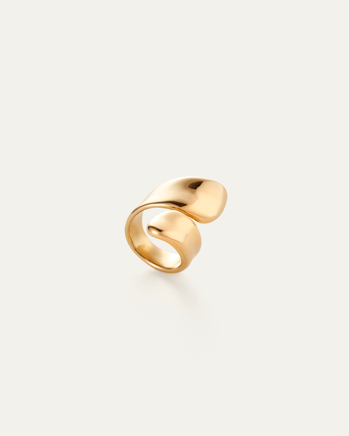 Solene 14K Gold Ring for Women - Elegant Minimalist Stackable Band for Everyday Wear, Anniversary & Wedding Gifts | Perfect for Layering, Date Nights & Special Occasions
