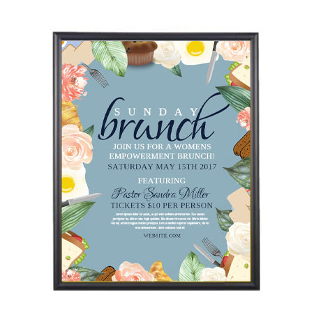 12x16 Poster Frame - SwingFrame Wide Face Display for Wall Art, Photos & Posters - Perfect for Home, Office & Gallery Decor