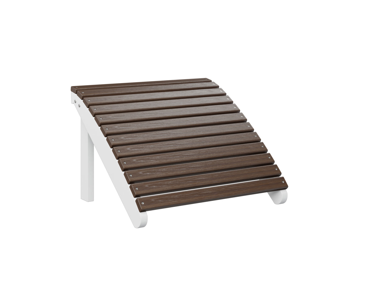 Berlin Gardens Adirondack Footstool - Outdoor Patio Furniture, Durable Weather-Resistant Wooden Ottoman for Deck, Garden & Poolside Relaxation