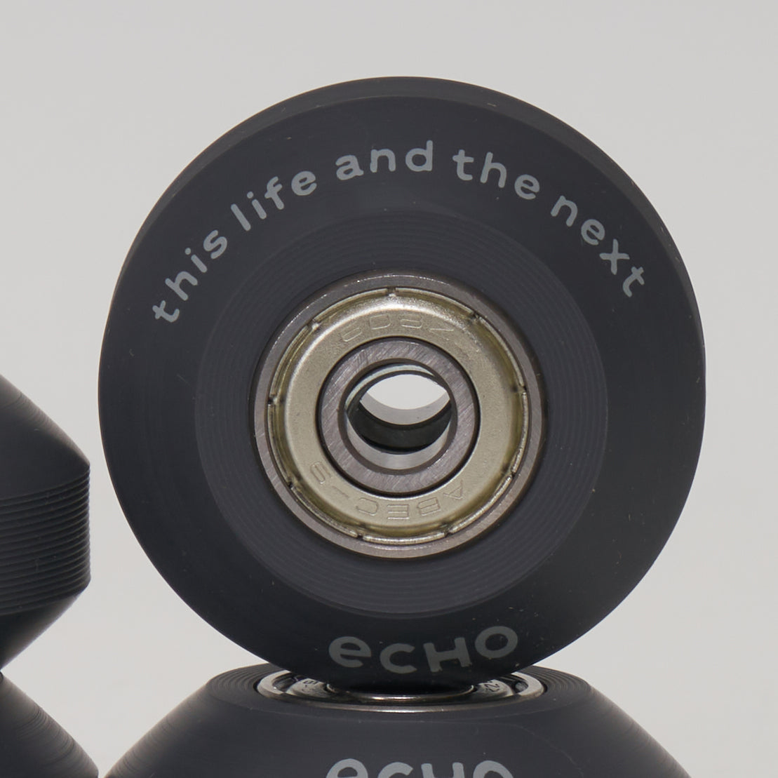 Echo Anti Rocker 45mm Skateboard Wheels with ABEC 9 Bearings - Set of 4 Wheels for Aggressive Inline Skating and Street Tricks