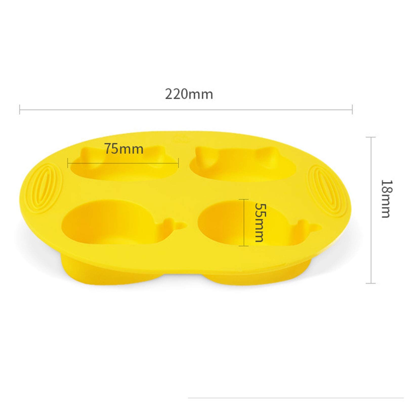 NLIAN DIY Silicone Baking Molds Set - Cartoon Animal Cake Chocolate Cookie Candy Ice Cube Muffin Molds | Reusable Non-Stick Baking Pans for Pastry, Cupcakes & Desserts | Perfect for Birthday Parties, Baby Showers & Holiday Baking