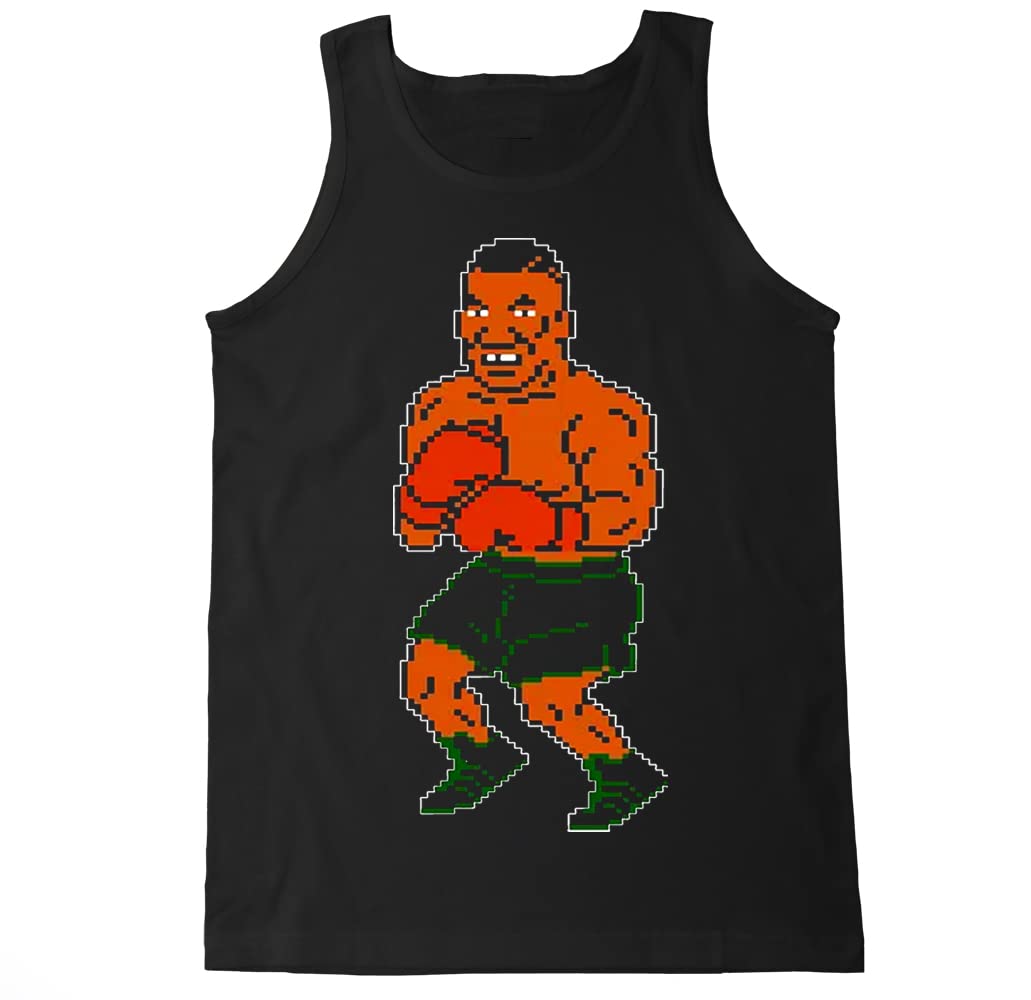 FTD Apparel Men's Punch Out Tyson Sleeveless Workout Tank Top - Gym, Running & Casual Streetwear for Men