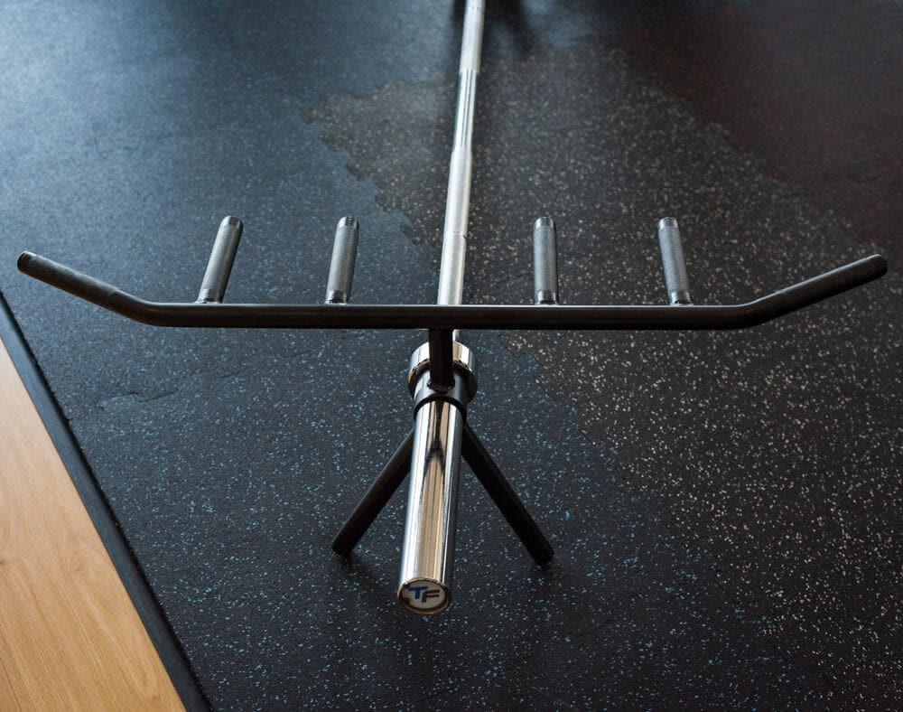 Best Olympic Multi-Grip T-Bar Row Handle for Landmine Workouts - Heavy Duty Strength Training Equipment for Home & Gym Use - Perfect for Back, Shoulder & Arm Exercises