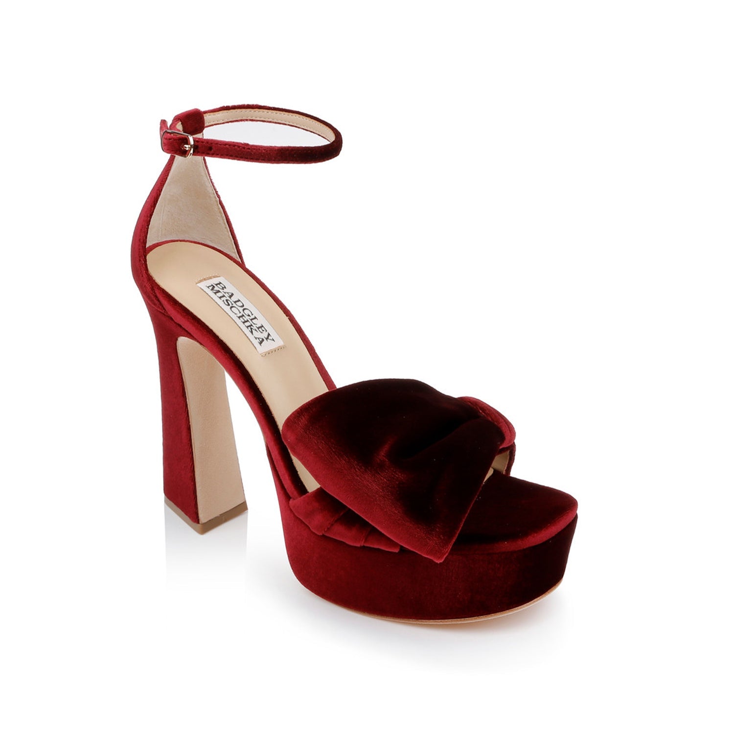 Badgley Mischka Women's Alora II Heels - Burgundy Red Pumps for Weddings, Parties & Evening Events | Comfortable Dress Shoes for Women