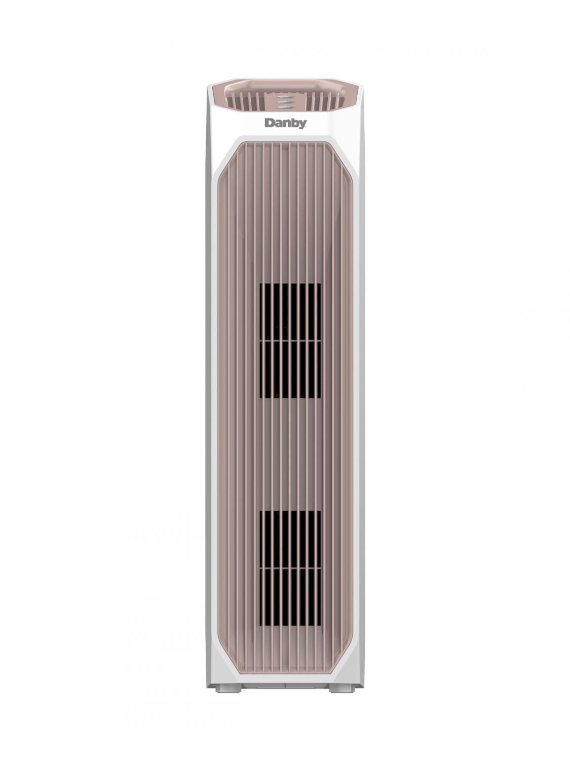 Danby DAP143BAW UV Air Purifier for Large Rooms up to 210 sq. ft - White | HEPA Filter with UV-C Light Technology | Perfect for Bedrooms, Offices & Living Spaces