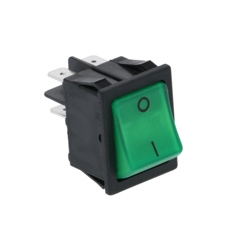 High-Quality Green Bipolar Switch - Durable Electrical Component for Industrial & Home Use | Perfect for Control Panels, Automation Systems & DIY Projects
