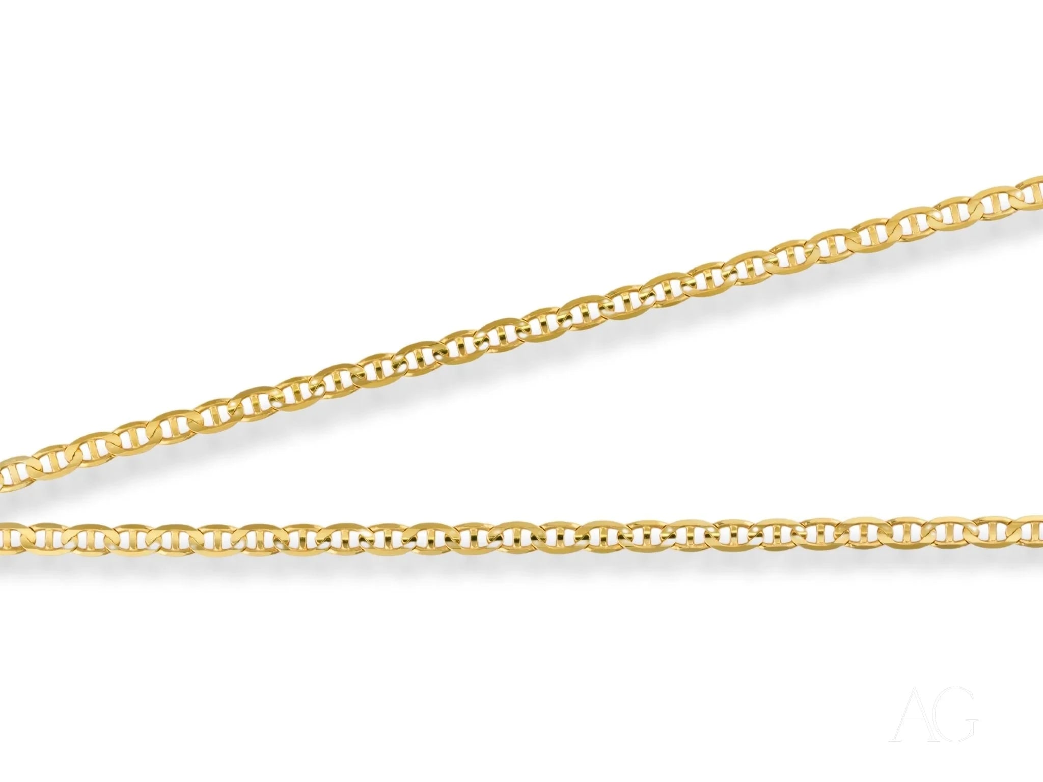 18K Gold Anchor Chain Necklace for Men & Women – Timeless Strength & Durability – Perfect for Everyday Wear, Gifts, and Special Occasions