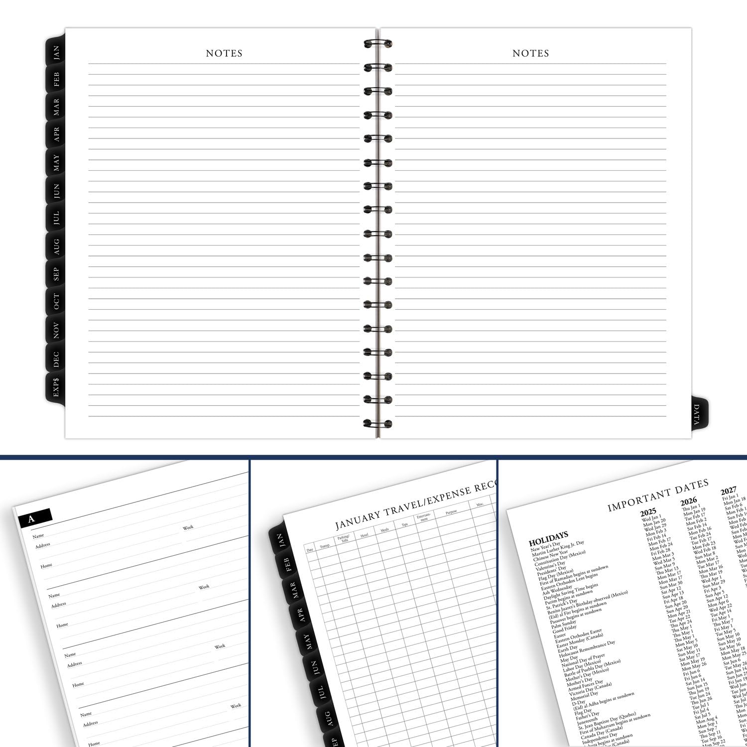 AT-A-GLANCE Executive 2025 Planner Refill - Weekly & Monthly Appointment Book for 70-545, 6.5