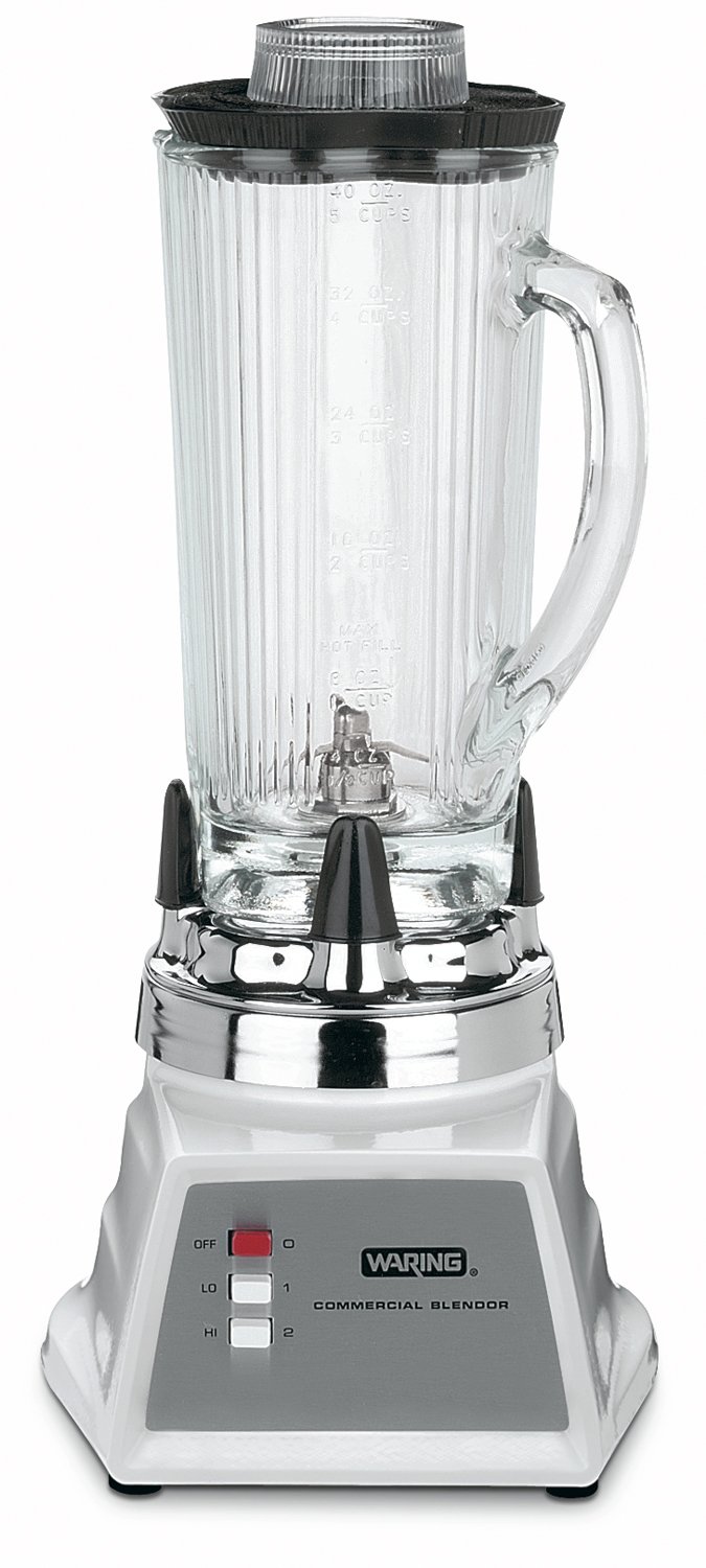 Waring Commercial 7011G High-Speed Blender - 40 oz Clear Glass Jar - Professional Grade for Smoothies, Soups & Cocktails - Perfect for Restaurants, Bars & Home Kitchens