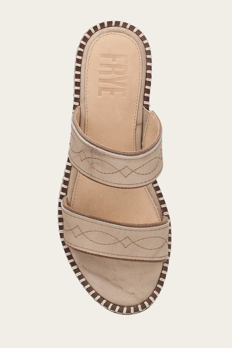 Joy Woodstock 2 Band Platform Slide Sandals - Comfortable Women's Summer Shoes for Beach, Pool & Casual Wear