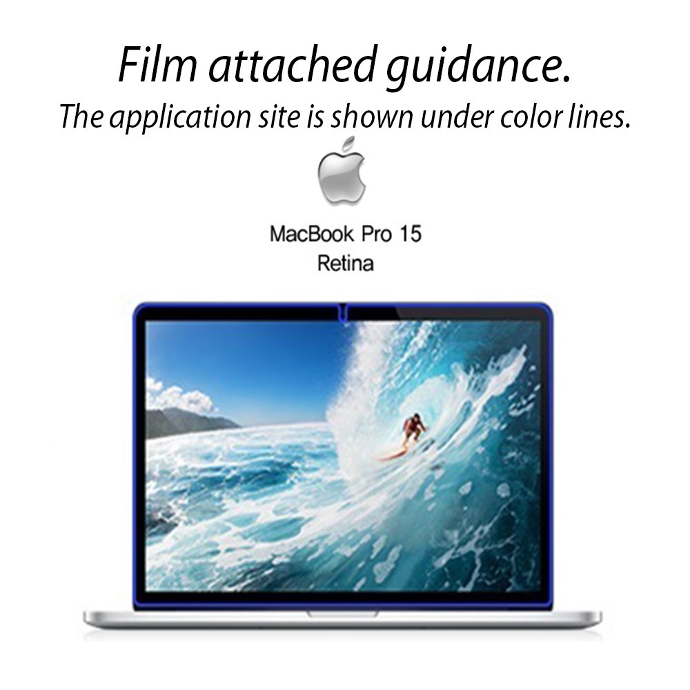 Healingshield AB Anti-Blue Light Screen Protector for Apple Macbook Pro 15-inch Retina Display - Reduce Eye Strain for Work & Gaming
