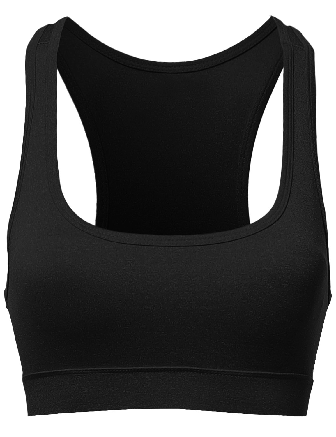 Women's Racerback Sports Bra - Breathable & Supportive Workout Top for Running, Yoga & Gym - Comfortable Activewear for Women