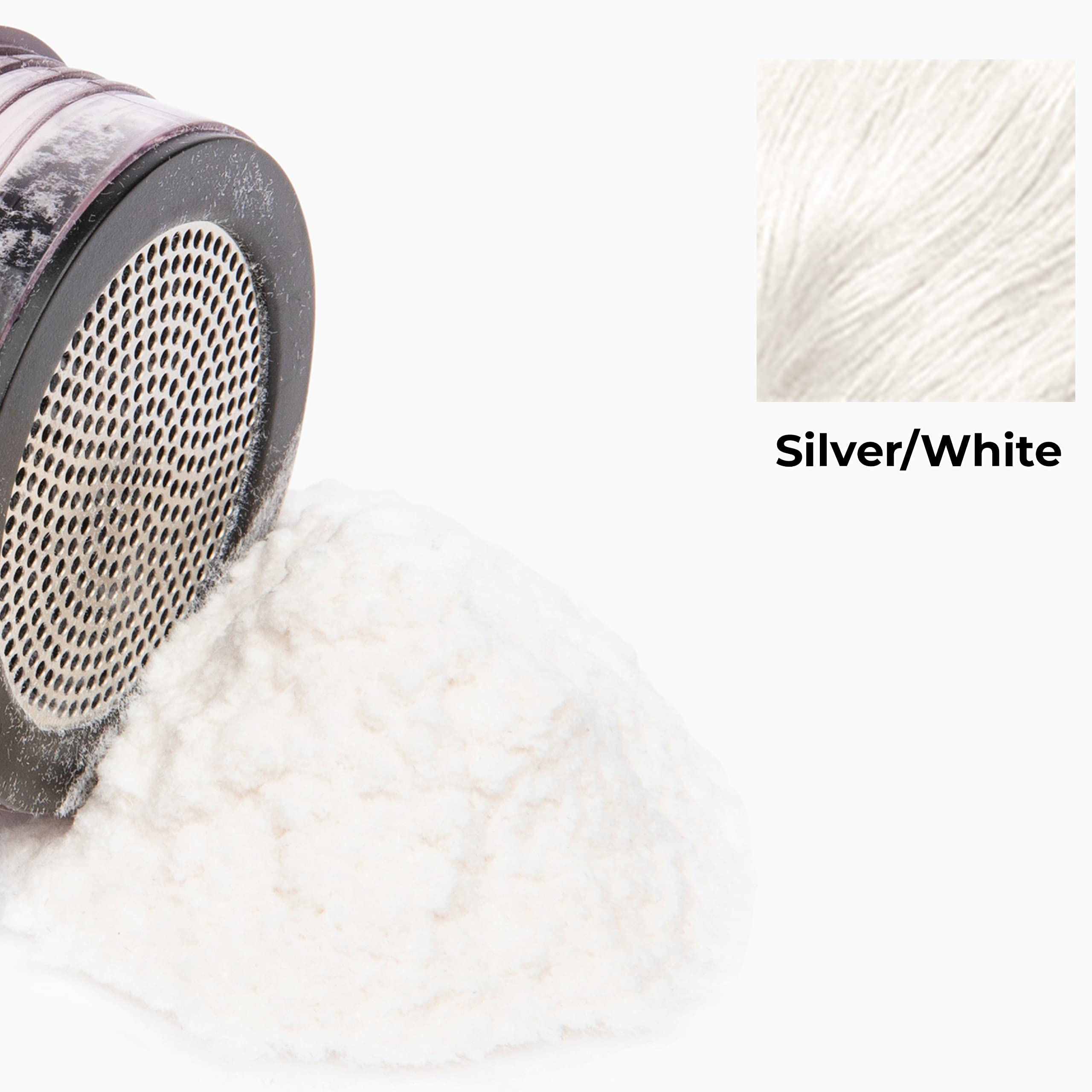 Caboki Hair Building Fiber for Thinning Hair - Travel Size (8-14 Days Supply) Silver/White | Natural-Looking Hair Concealer for Men & Women | Perfect for Daily Use, Travel, and Special Occasions
