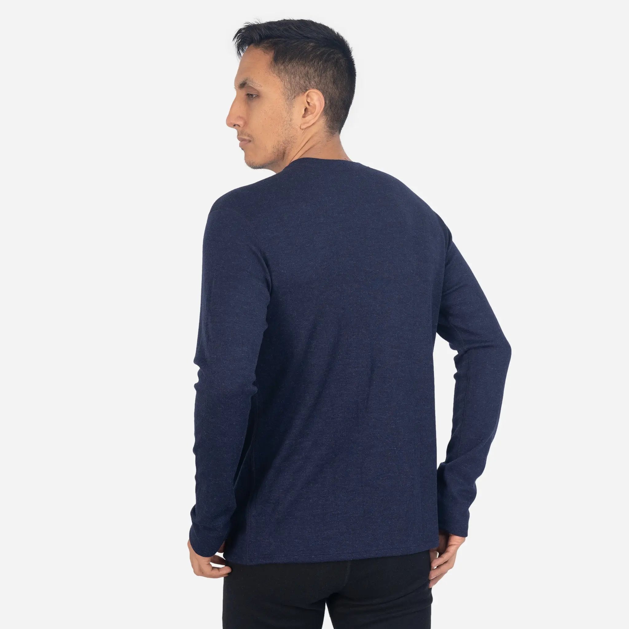 Premium Men's Alpaca Wool Sweater - 300 Lightweight Warm Winter Pullover for Outdoor Activities & Casual Wear