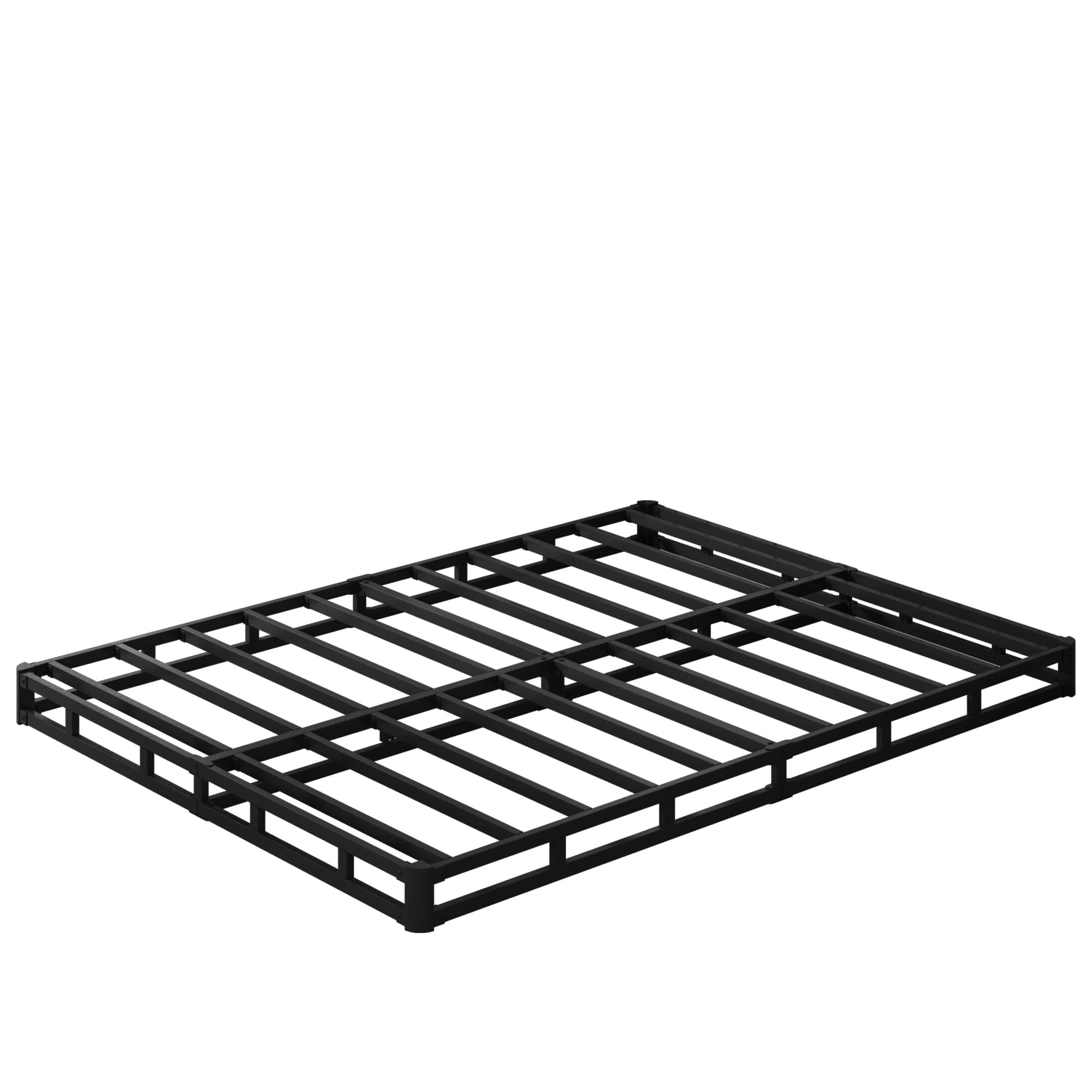 EMODA 5 Inch California King Box Spring Bed Base - Heavy Duty 3000 lbs Metal Mattress Foundation with Fabric Cover - Easy Assembly for Bedroom, Guest Room & Dorm Use