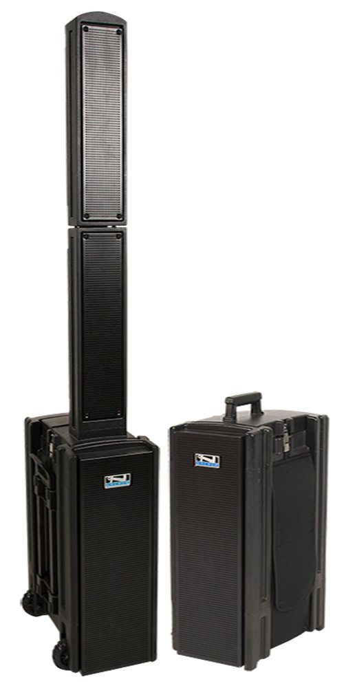 Anchor Audio Beacon Line Array Basic Dual Package with 2 Wireless Mics - Perfect for Live Events, Concerts & Outdoor Performances