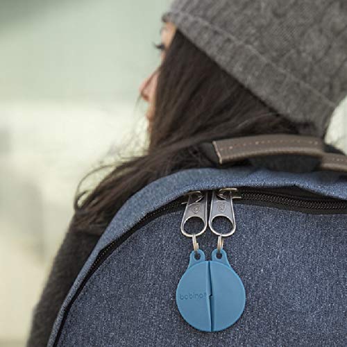Bobino Zipper Clip - 2 Pack Anti-Theft Zipper Locks for Backpacks, Luggage & Travel Bags | Secure Zipper Clips for Travel Safety | Perfect for Backpack Security, Suitcase Protection & Theft Prevention While Traveling, Camping or Commuting