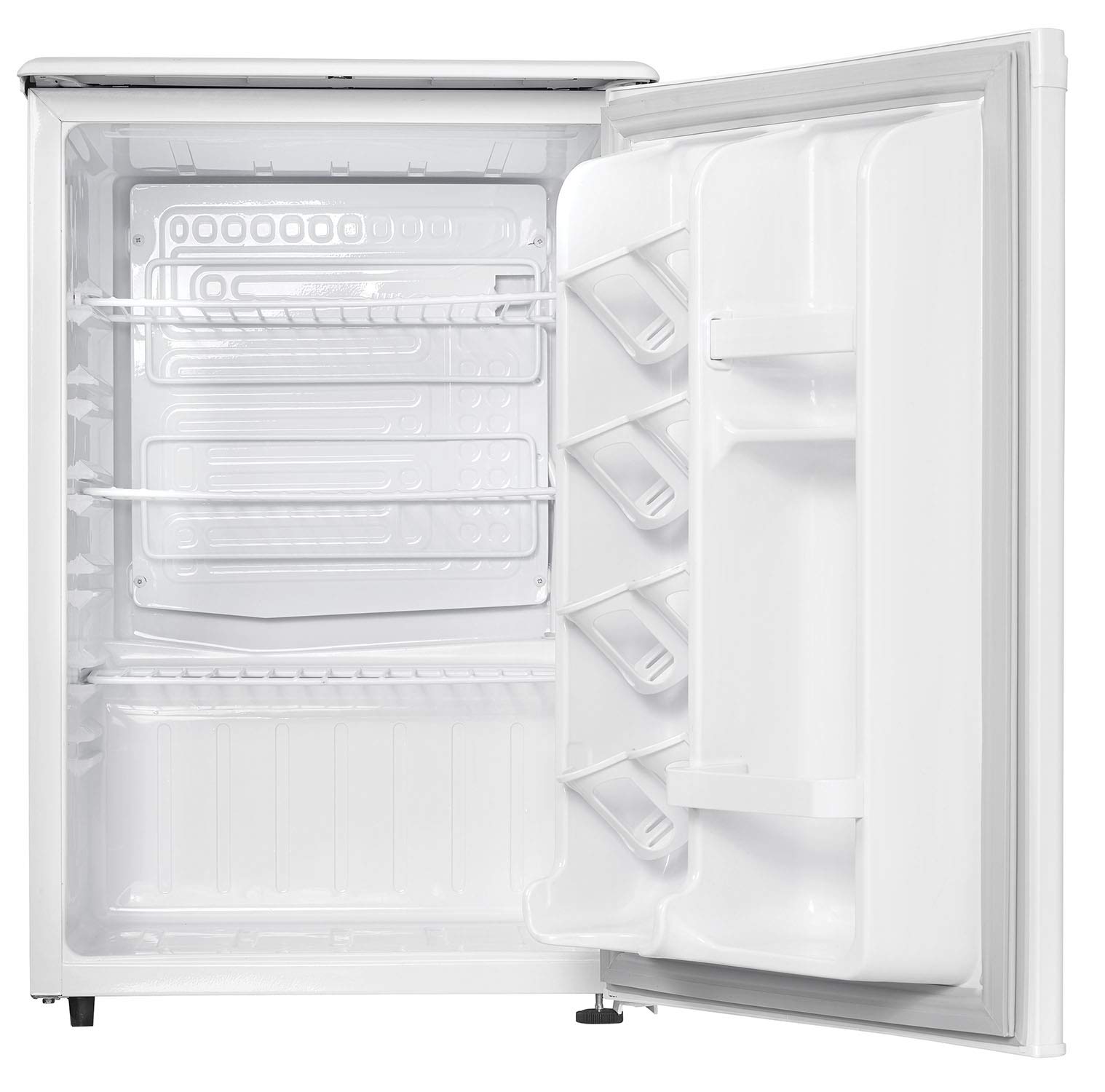 Danby Designer DAR026A1WDD-6 2.6 Cu.Ft. Compact Mini Fridge - Energy Star Rated White Refrigerator for Bedroom, Office, Bar, Dorm, Kitchen Countertop | Perfect for Small Spaces, Beverage Storage & Snack Organization