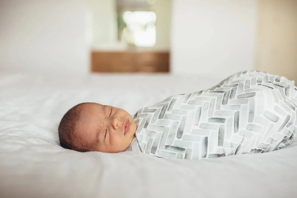 Soft Copper Pearl Knit Swaddle Blanket for Baby - Alta Collection | Perfect for Newborn Swaddling, Nursing & Stroller Cover