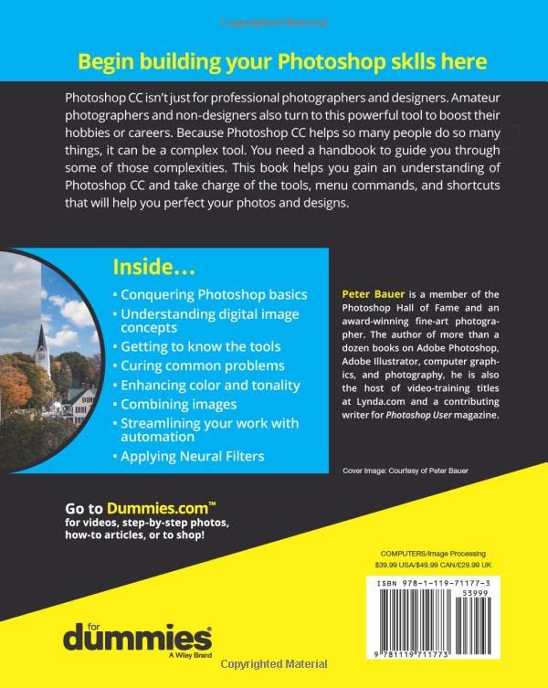 Adobe Photoshop CC For Dummies - Complete Beginner's Guide to Photo Editing & Graphic Design | Learn Digital Art, Photo Retouching & Creative Projects | Perfect for Students, Photographers & Designers