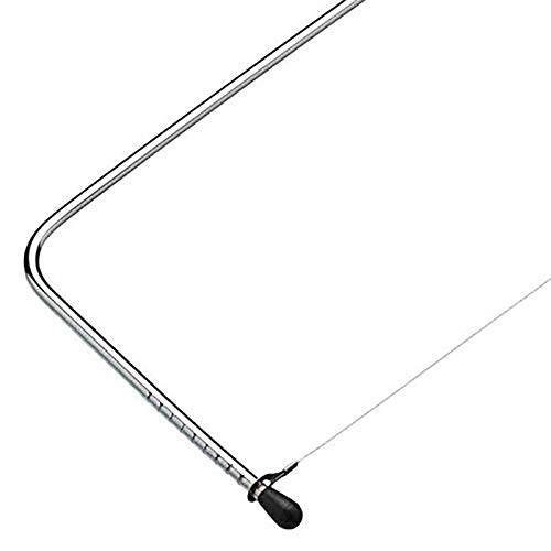 Adjustable Stainless Steel Cake Leveler Slicer - Professional Wire Cake Cutter for Baking, Wedding & Birthday Cakes - Perfect for Leveling, Slicing and Molding Homemade Cakes (Ideal for Bakers, Home Chefs & Cake Decorating Enthusiasts)