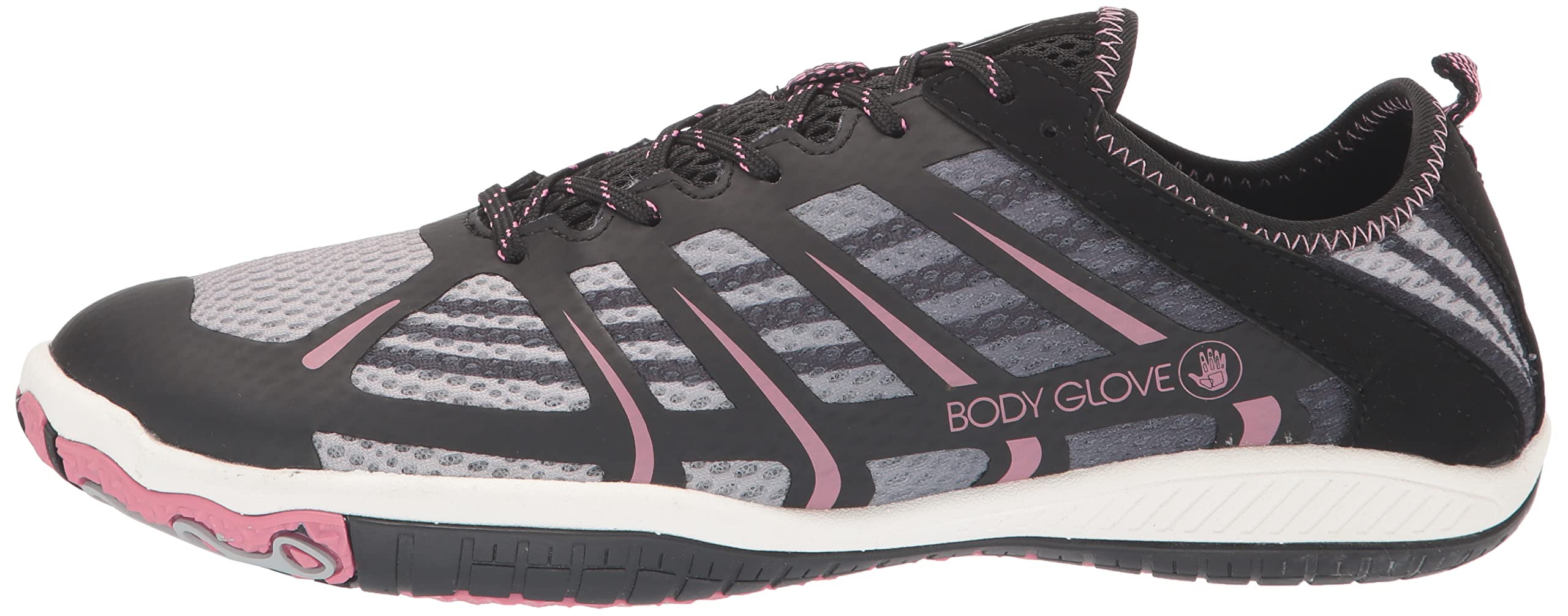 Body Glove Dynamo Rapid Women's Water Shoes - Lightweight Quick-Dry Aqua Shoes for Swimming, Yoga, Beach, Hiking & Kayaking | Hydro Sport Trainers for Outdoor Activities (Black/Cassis Pink) - Perfect for Water Sports, Pool Workouts & Summer Adventures