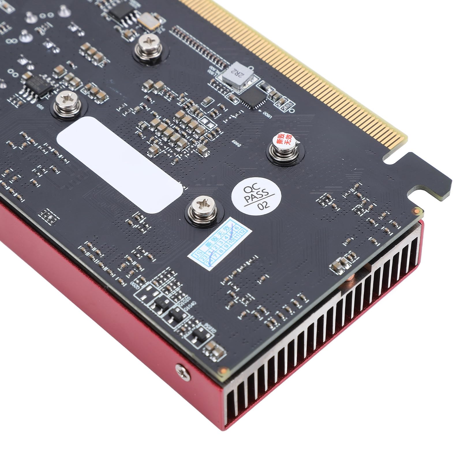 ASHATA RX550 4GB GDDR5 128-bit Gaming Graphics Card - 6000MHz, PCIe 3.0 x8, VGA/HDMI/DVI Ports, with Cooling Fan for Desktop PC - Perfect for 1080p Gaming, Video Editing & Multi-Monitor Setup